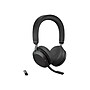 jabra Evolve2 75 Wireless Noise Canceling Bluetooth Stereo Mobile On Ear Headset, USB-A, Black (27599-989-999)~#|#~sp166800364_sc7