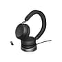 jabra Evolve2 75 Wireless Noise Canceling Bluetooth Stereo Mobile On Ear Headset, USB-A, Black (27599-999-989)~#|#~sp166800375_sc7