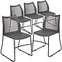 Flash Furniture HERCULES Plastic Stacking Chair, Gray, 5/Pack (5RUT498AGY)~#|#~sp166801361_sc7