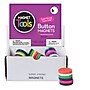 Dowling Magnets 1 1/8"(Dia) Button Magnets, Assorted Colors (DO-711D)~#|#~sp166801534_sc7