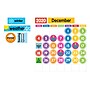 Dowling Magnets Giant Magnetic Calendar Set, Ages 3-12 (DO-735025)~#|#~sp166801768_sc7
