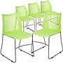 Flash Furniture HERCULES Plastic Stacking Chair, Green, 5/Pack (5RUT498AGN)~#|#~sp166802626_sc7