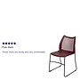 Flash Furniture HERCULES Plastic Stacking Chair, Burgundy, 5/Pack (5RUT498ABY)~#|#~sp166803369_sc7
