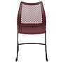 Flash Furniture HERCULES Plastic Stacking Chair, Burgundy, 5/Pack (5RUT498ABY)~#|#~sp166803374_sc7