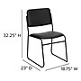 Flash Furniture HERCULES Series Vinyl Stacking Chair, Black, 5/Pack (5XU8700BLKVYL30)~#|#~sp166803386_sc7