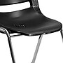 Flash Furniture HERCULES Series Plastic Shell Kid's Stacking Chair, Black/Chrome, 5/Pack (5RUT18BKCHR)~#|#~sp166806187_sc7