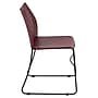 Flash Furniture HERCULES Plastic Stacking Chair, Burgundy/Black (RUT498ABY)~#|#~sp166807734_sc7