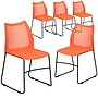 Flash Furniture HERCULES Plastic Stacking Chair, Orange, 5/Pack (5RUT498AOR)~#|#~sp166807757_sc7