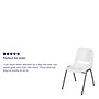 Flash Furniture HERCULES Plastic Student Stacking Chair, White/Gray (RUTEO1WH)~#|#~sp166807794_sc7