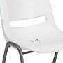 Flash Furniture HERCULES Plastic Student Stacking Chair, White/Gray (RUTEO1WH)~#|#~sp166807798_sc7