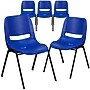 Flash Furniture HERCULES Plastic Student Stacking Chair, Blue, 5/Pack (5RUTEO1BL)~#|#~sp166807835_sc7