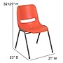 Flash Furniture HERCULES Plastic Student Stacking Chair, Orange/Gray (RUTEO1OR)~#|#~sp166808621_sc7