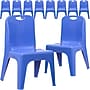 Flash Furniture Plastic Kids Stackable Chair, Blue, 10-Pieces (10YUYCX011BLUE)~#|#~sp166808759_sc7