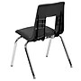 Flash Furniture Mickey Plastic Student Stack School Chair, Black (ADVSSC16BLK)~#|#~sp166809407_sc7