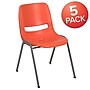 Flash Furniture HERCULES Plastic Student Stacking Chair, Orange, 5/Pack (5RUTEO1OR)~#|#~sp166810195_sc7