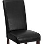 Flash Furniture Contemporary LeatherSoft Parsons Dining Chair, Black, 6/Pack (6BT350BKLEA023)~#|#~sp166810228_sc7