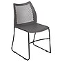 Flash Furniture HERCULES Plastic Stacking Chair, Gray/Black (RUT498AGY)~#|#~sp167070926_sc7