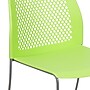Flash Furniture HERCULES Plastic Stacking Chair, Green/Gray (RUT498AGN)~#|#~sp167071344_sc7