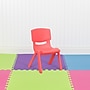 Flash Furniture Plastic Kids Stackable Chair, Red, 10-Pieces (10YUYCX003RED)~#|#~sp167071361_sc7