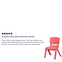 Flash Furniture Plastic Kids Stackable Chair, Red, 10-Pieces (10YUYCX003RED)~#|#~sp167071368_sc7