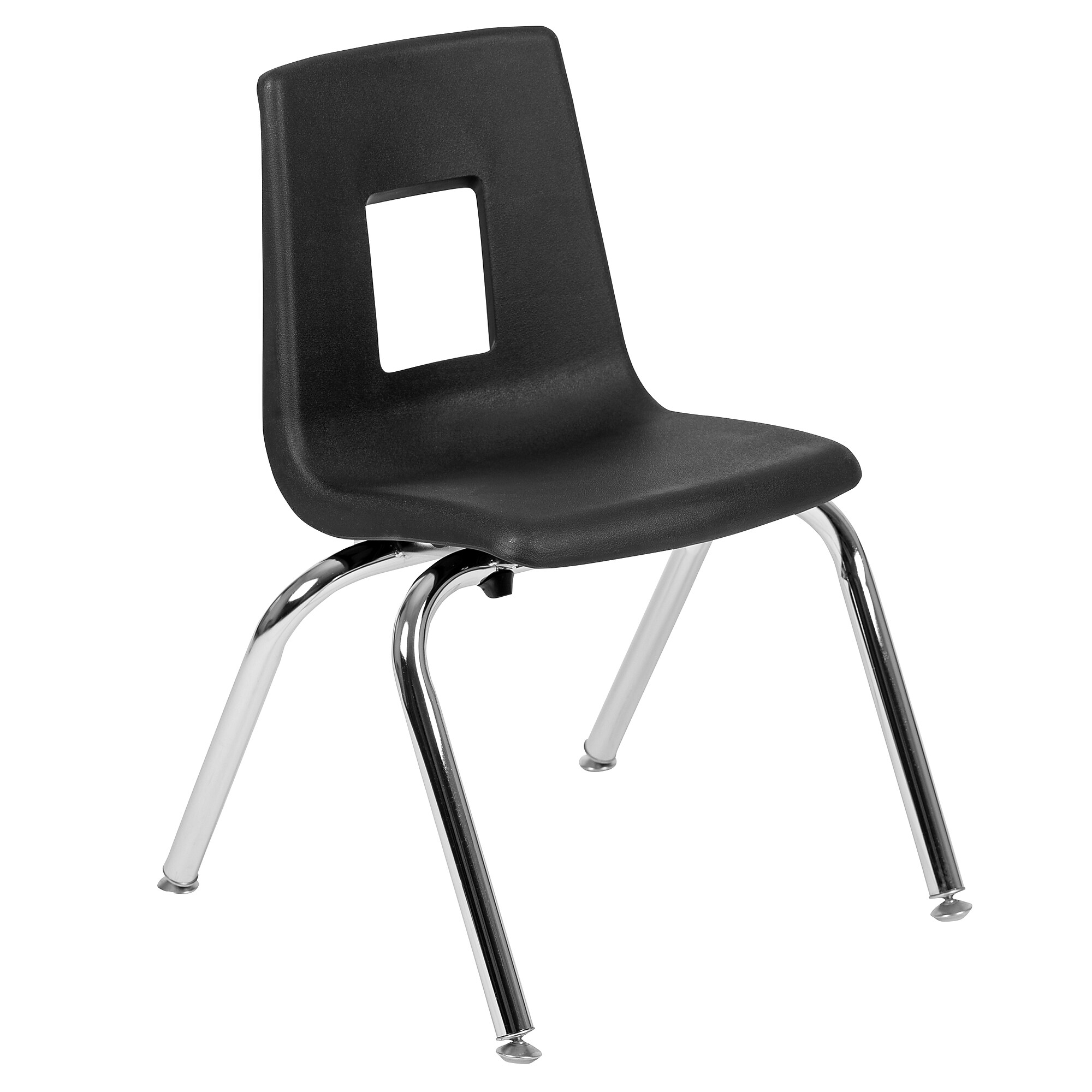 Flash Furniture Mickey Plastic Student Stacking School Chair, Black (ADVSSC14BLK) Sansujyuku sansujyuku.com