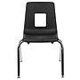 Flash Furniture Mickey Plastic Student Stack School Chair, Black (ADVSSC14BLK)~#|#~sp167071565_sc7