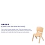 Flash Furniture Plastic Kids Stackable Chair, Natural, 10-Pieces (10YUYCX003NAT)~#|#~sp167072847_sc7