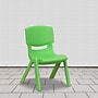 Flash Furniture Plastic Kids Stackable Chair, Green, 10-Pieces (10YUYCX003GRN)~#|#~sp167072944_sc7