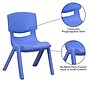 Flash Furniture Plastic Kids Stackable Chair, Blue, 10-Pieces (10YUYCX003BL)~#|#~sp167072963_sc7