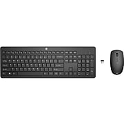 HP 230 Wireless Keyboard and Optical Mouse Combo, Jet Black (18H24AA#ABA)