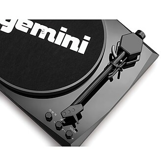 Gemini TT-900B Vinyl Record Player Turntable with Bluetooth and Dual Stereo Speakers, Black, (TT-900BB)