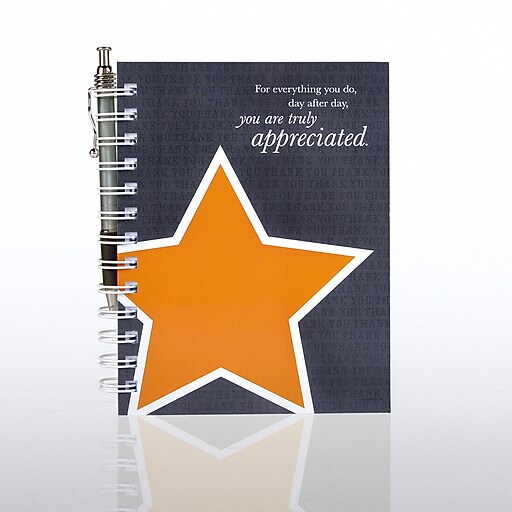 Baudville® Hardcover Journal W/ Pen, You Are Truly Appreciated Staples