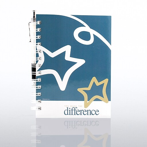 Baudville® Hardcover Journal W/ Pen, You Make the Difference Staples