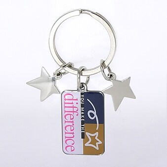 Baudville "You Make the Difference" Pen and Key Chain Gift Set, Blue (139017231)