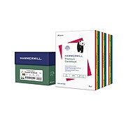 Hammermill Premium 110 lb. Cardstock Paper, 8.5" x 11", Blue/Green/Red/Yellow, 600 Sheets/Carton (168390)