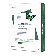 Hammermill Premium Laser Print 8.5" x 11" Multipurpose Paper, 28 lbs., 98 Brightness, 500/Ream (125534)