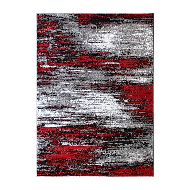 Flash Furniture Rylan Collection 8' x 10' Rectangular Area Rug, Machine Made, Olefin/Jute, Red (ACDRGTR863810RD) image 1