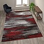 Flash Furniture Rylan Collection 8' x 10' Rectangular Area Rug, Machine Made, Olefin/Jute, Red (ACDRGTR863810RD)~#|#~sp167253349_sc7