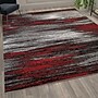 Flash Furniture Rylan Collection 8' x 10' Rectangular Area Rug, Machine Made, Olefin/Jute, Red (ACDRGTR863810RD)~#|#~sp167253352_sc7
