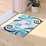 Flash Furniture Valli Collection 2' x 3' Rectangle Area Rug, Machine Made, Olefin/Jute, Turquoise (OKRRG110023TQ)~#|#~sp167254097_sc7