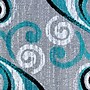 Flash Furniture Valli Collection 2' x 3' Rectangle Area Rug, Machine Made, Olefin/Jute, Turquoise (OKRRG110023TQ)~#|#~sp167254100_sc7