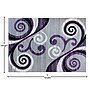 Flash Furniture Valli Collection 4' x 5' Rectangle Area Rug, Machine Made, Olefin/Jute, Purple (OKRRG110045PU)~#|#~sp167254177_sc7