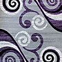 Flash Furniture Valli Collection 4' x 5' Rectangle Area Rug, Machine Made, Olefin/Jute, Purple (OKRRG110045PU)~#|#~sp167254218_sc7