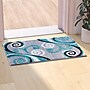 Flash Furniture Valli Collection 2' x 3' Rectangle Area Rug, Machine Made, Olefin/Jute, Turquoise (OKRRG110023TQ)~#|#~sp167254303_sc7