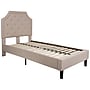 Flash Furniture Brighton Tufted Upholstered Platform Bed in Beige Fabric, Twin (SLBK4TB)~#|#~sp167255568_sc7
