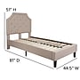 Flash Furniture Brighton Tufted Upholstered Platform Bed in Beige Fabric, Twin (SLBK4TB)~#|#~sp167255648_sc7