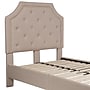 Flash Furniture Brighton Tufted Upholstered Platform Bed in Beige Fabric, Twin (SLBK4TB)~#|#~sp167255649_sc7
