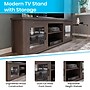 Flash Furniture Sheffield Console TV Stand, Screens up to 80", Black Wash (GCMBLK65BK)~#|#~sp167315762_sc7