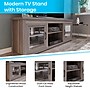 Flash Furniture Sheffield Console TV Stand, Screens up to 80", Gray Wash (GCMBLK65GY)~#|#~sp167315959_sc7