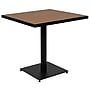 Flash Furniture Lark Indoor/Outdoor Patio Dining Table Set, Faux Teak, 3 Piece/Set (XUDG104560062)~#|#~sp167317380_sc7